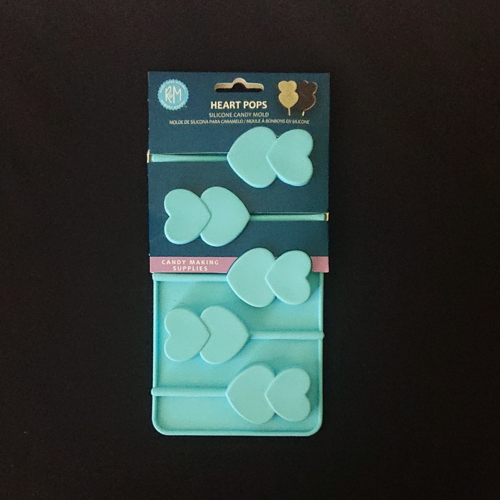 R&M HeartPopHeart Shaped Silicone Candy Mold